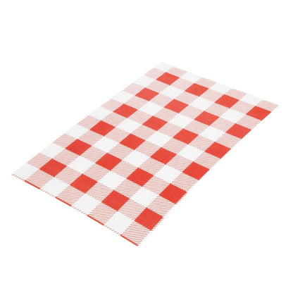 CL658 Rood Gingham vetvrij papier 19x31cm (200 stuks)