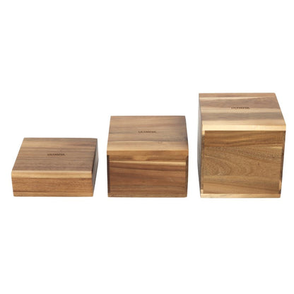 DF875 Olympia Frames acaciahouten buffetverhogers (3 stuks)