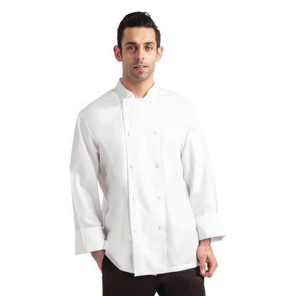 B649-XXL Chef Works Calgary Cool Vent unisex koksbuis wit XXL