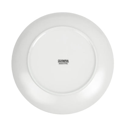 U078 Olympia Whiteware Coupeborden 23cm (12 Stuks)