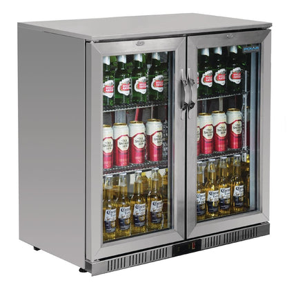 GL008 Polar G-serie 2-deurs barkoeling met klapdeuren RVS 208L