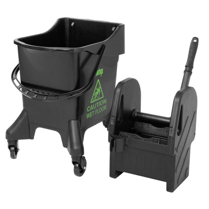 HW637 Jantex 20Ltr Hoge Mopemmer En Wringpers - Groene Opdruk