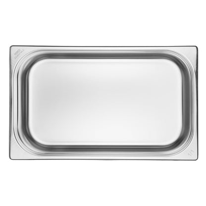 JB370 Nisbets Essentials RVS Gastronorm Bak 1/1 100mm (3 stuks)