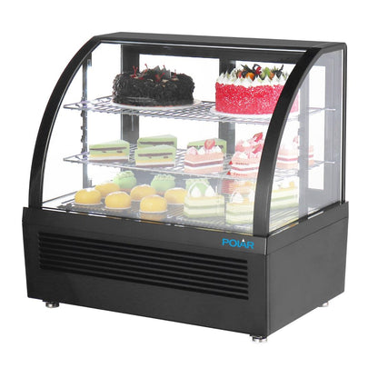 CU636 Polar C-Serie Tafelmodel Koelkast Zwart 100Ltr