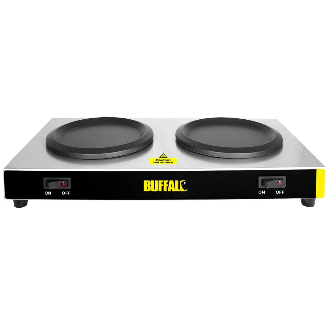 L413 Buffalo dubbele koffiekan warmhoudplaat