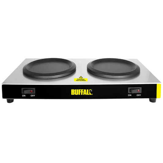 L413 Buffalo dubbele koffiekan warmhoudplaat