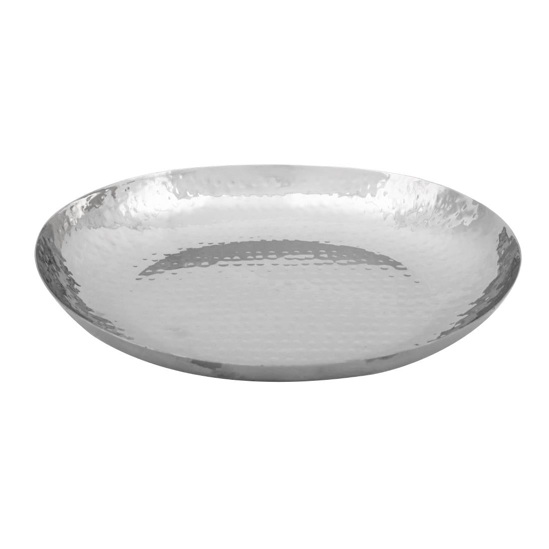 FU283 Olympia Gehamerde Ovale Schaal - 280x230mm