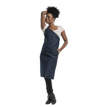 B541 Chaud Devant Skew schort Blue Denim