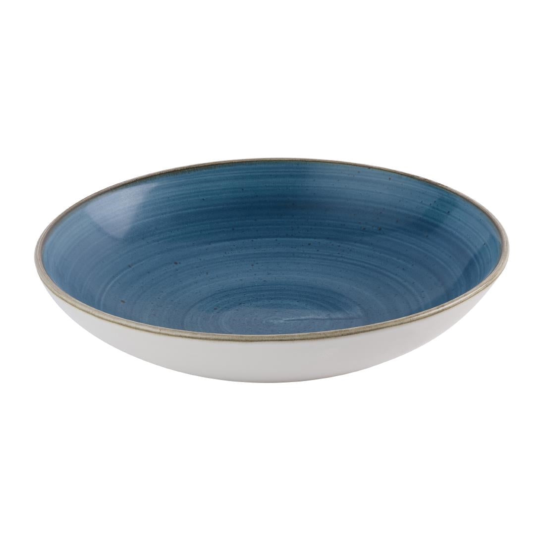 HR384 Churchill Stonecast Java Blue Evolve Coupe Kom 24.8cm (12 stuks)