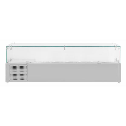 GD876 Polar G-serie opzetkoelvitrine 5x GN 1/3 en 1x GN 1/2