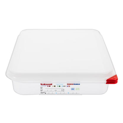 GL261 Araven GN 1/2 voedseldoos met deksel 4Ltr (4 stuks)