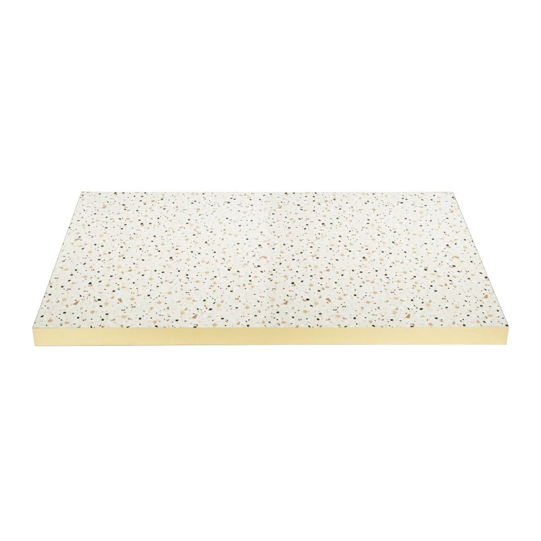 DZ874 Bolero Rechthoekig Tafelblad In Terrazzostijl, 1100x700mm