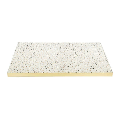 DZ874 Bolero Rechthoekig Tafelblad In Terrazzostijl, 1100x700mm
