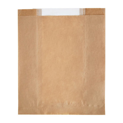 DC875 Fiesta Compostable voedselzakken met pergamijnen venster (1000 stuks)