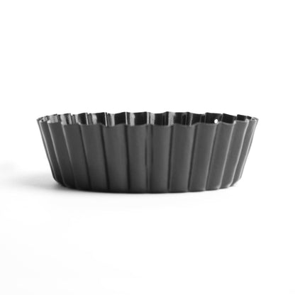GC988 Vogue geplooide diepe anti-kleef quichevorm 10cm