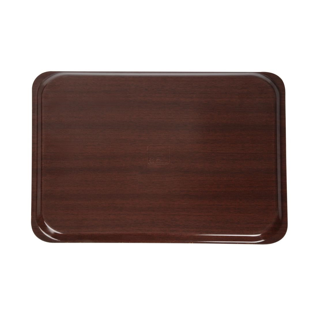 U417 Cambro Capri gelamineerd dienblad mahonie 46x36cm