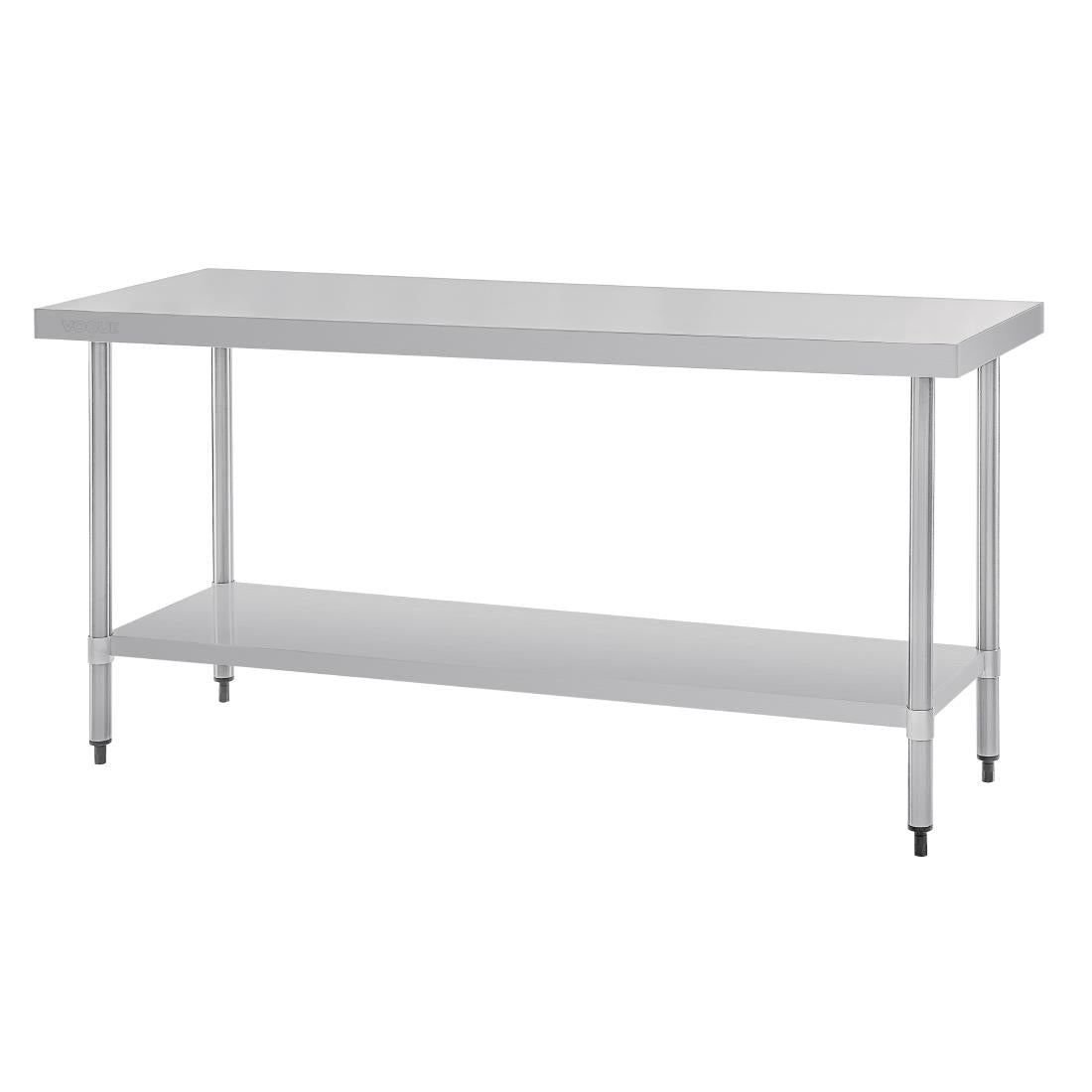 T378 Vogue RVS werktafel zonder achteropstand 90x180x60cm