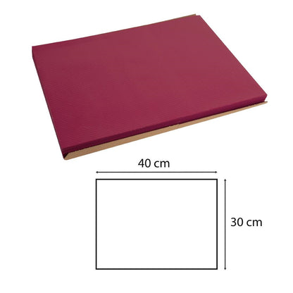 DP196 Papieren placemat bordeaux (500 stuks)