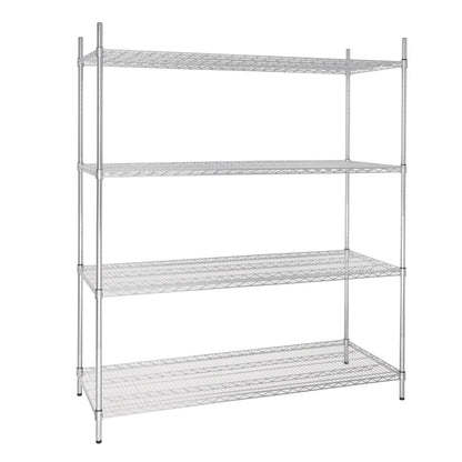 U258 Vogue voorraadrek met 4 schappen 152,5x61cm