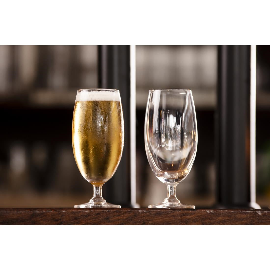 DA933 Olympia bierglazen op voet 420ml (6 stuks)