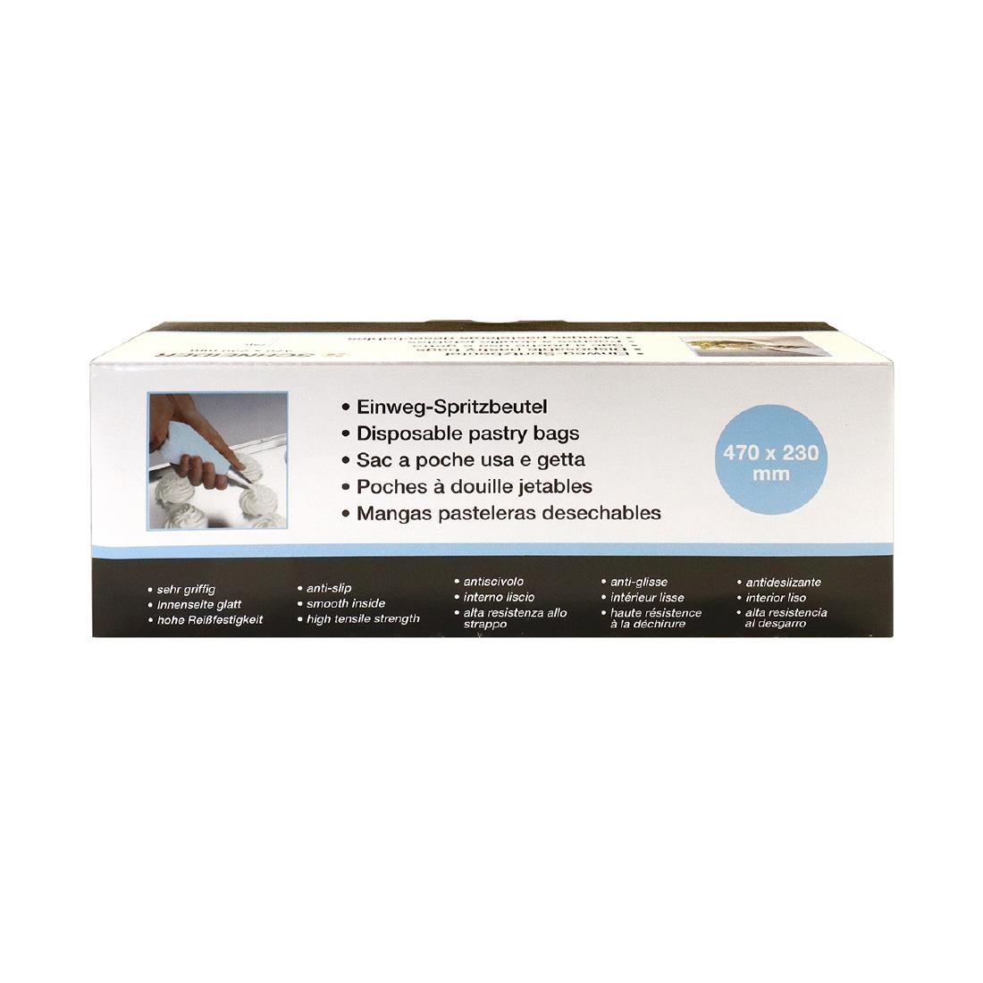 GT124 Schneider wegwerpspuitzakken blauw 47cm (100 stuks)