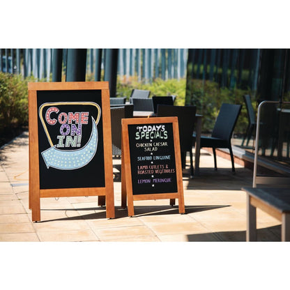 GG109 Olympia houten stoepbord 120x70cm