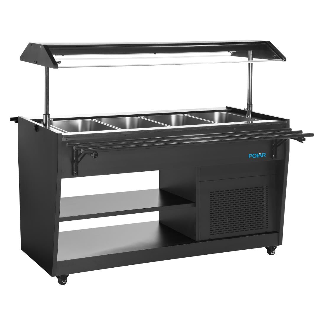 PG007 Polar G-Serie Gekoelde Buffetbar Zwart