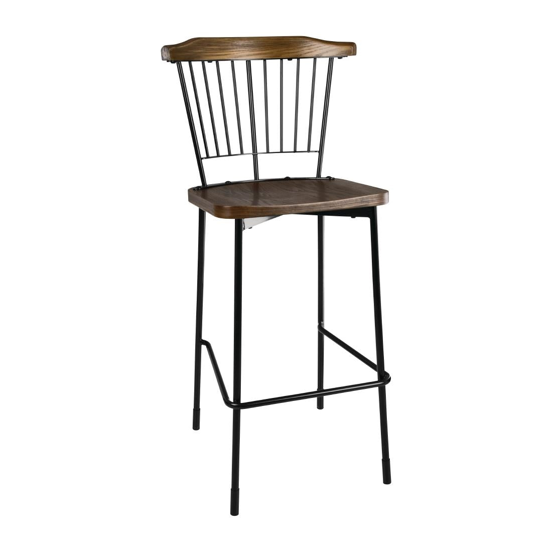 FB873 Bolero Scandi hoge barkrukken zwart (2 stuks)