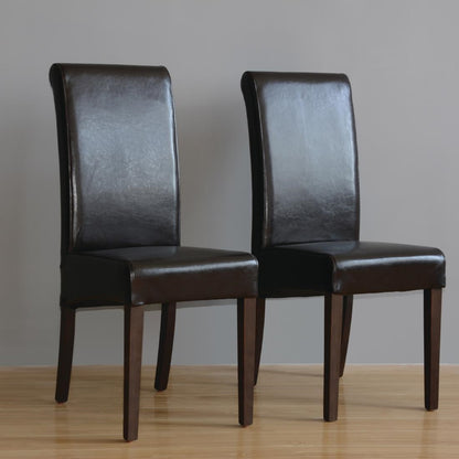 GF956 Bolero kunstlederen stoel met ronde rug (2 stuks)