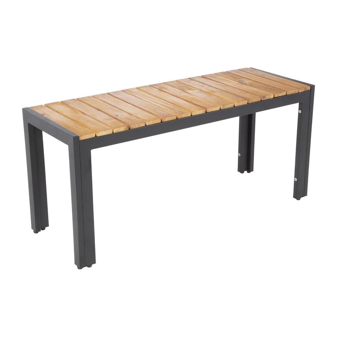 DS154 Bolero stalen en acaciahouten banken 100cm (2 stuks)