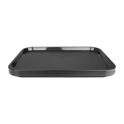 P501 Olympia Kristallon polypropyleen dienblad zwart 305x415mm