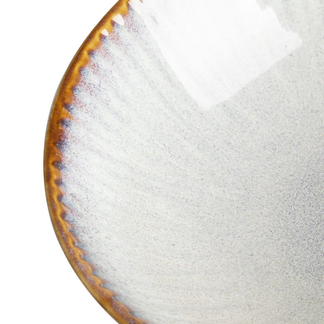 FU199 Olympia Drift Grijze Coupéschalen Met Reliëf, 155mm (6 Stuks)