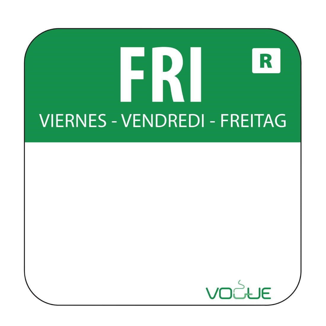 S154 Vogue kleurcode RVS stickerdispenser + stickers