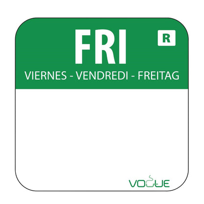 S154 Vogue kleurcode RVS stickerdispenser + stickers