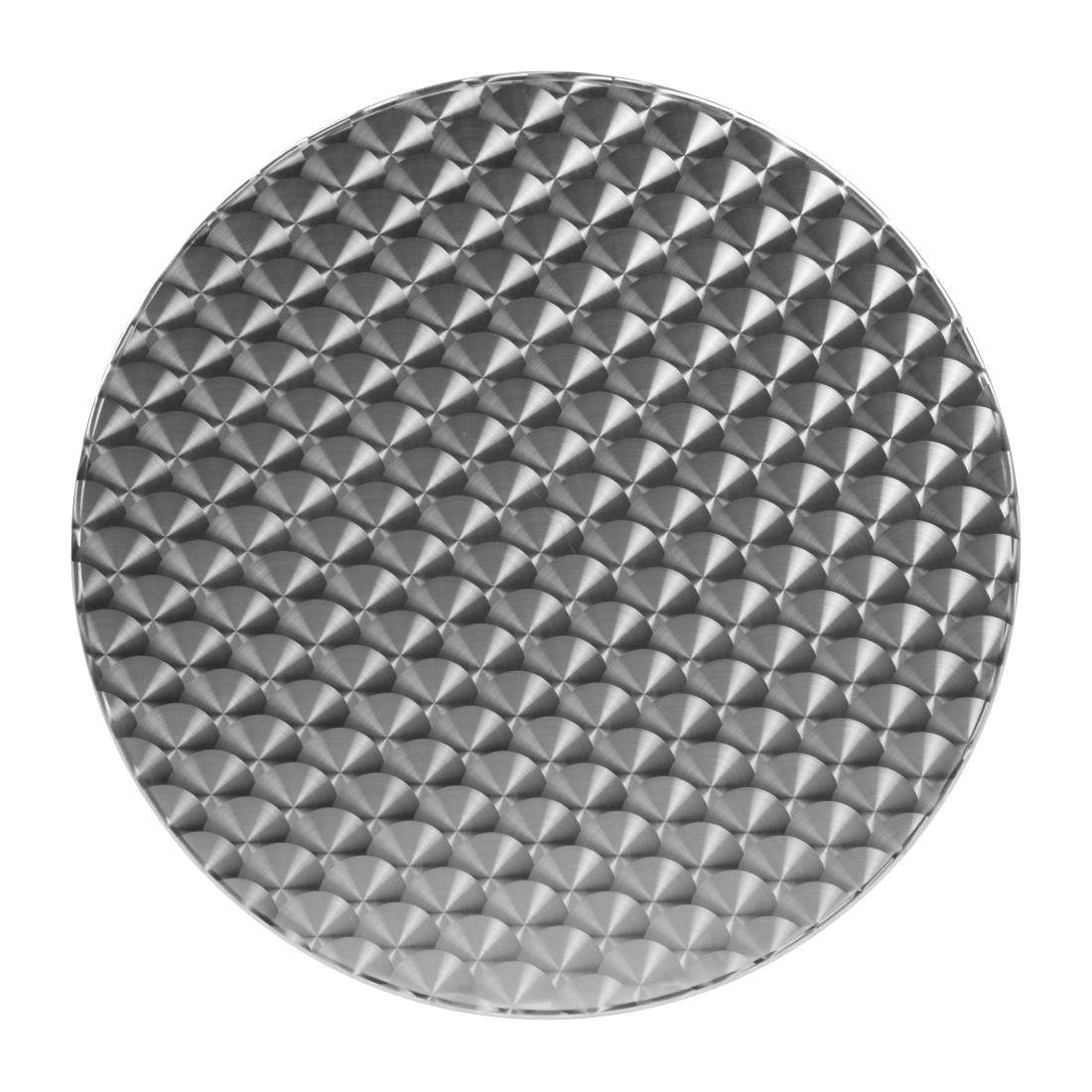 U425 Bolero Bistro ronde RVS tafel 60cm grijs