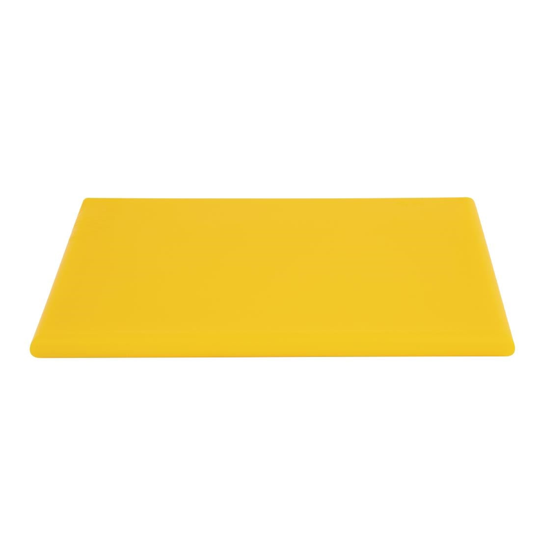 J039 Hygiplas HDPE snijplank geel 25mm