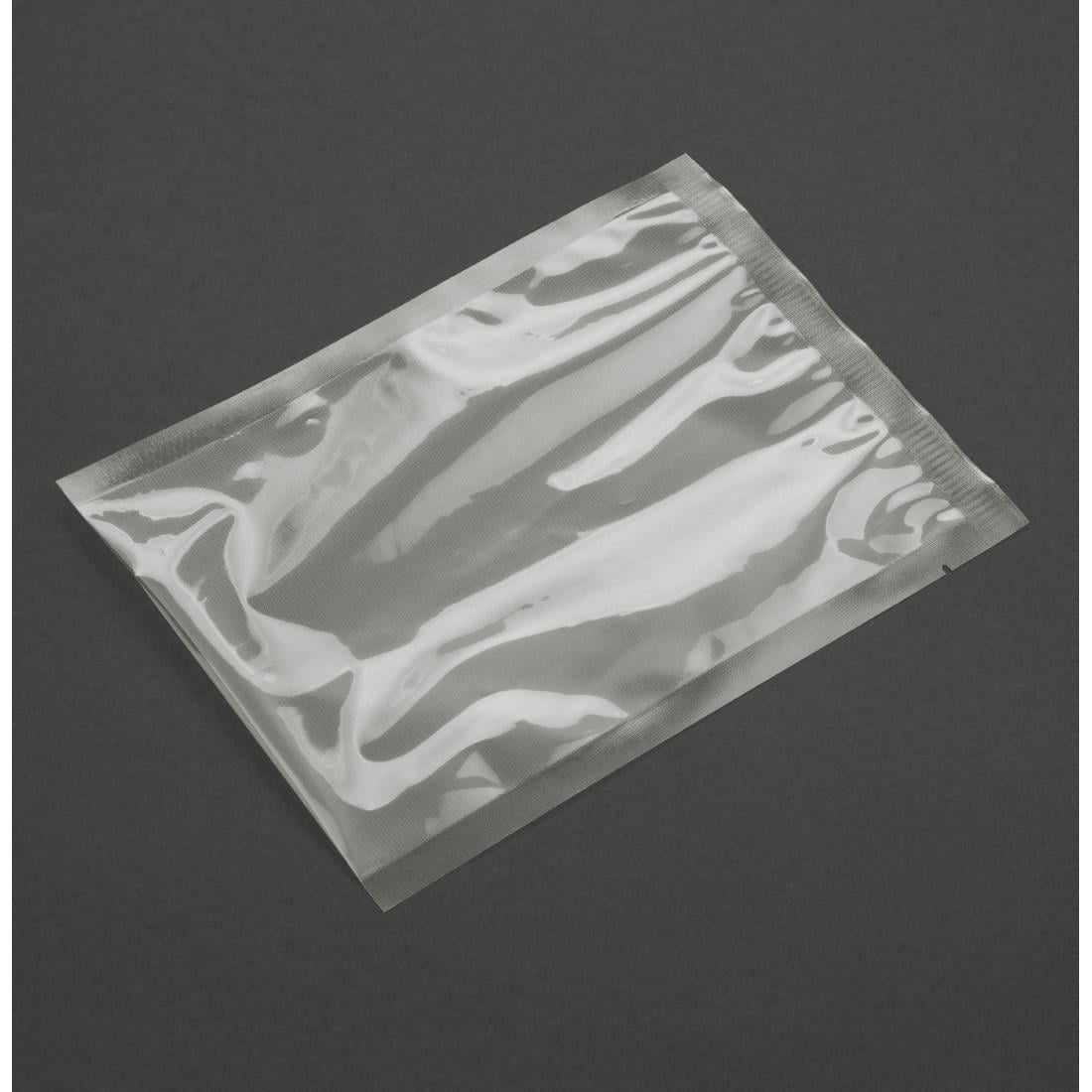 AT105 Vogue Composteerbare Geëmbosseerde Vacuümverpakkingszakken 200x300mm (50 stuks)