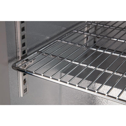 GL010 Polar G-serie 2-deurs barkoeling met schuifdeuren zwart 198L