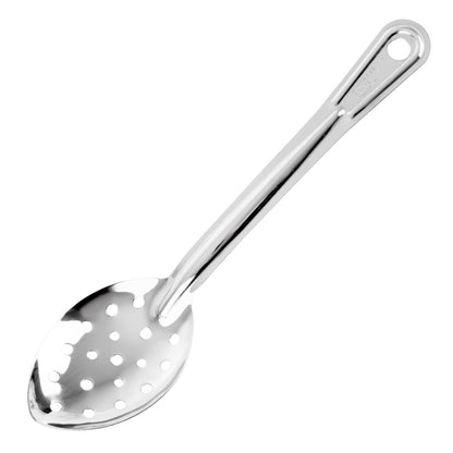 FD197 Nisbets Essentials geperforeerde RVS serveerlepel 28cm