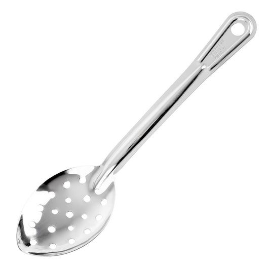 FD197 Nisbets Essentials geperforeerde RVS serveerlepel 28cm