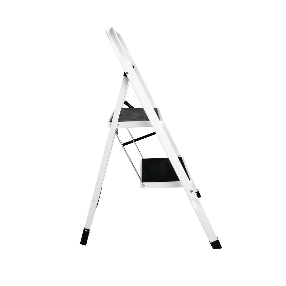 F018 Vogue opklapbaar trapje met 2 treden