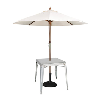 GC866 Bolero Bistro gegalvaniseerd stalen tafel vierkant 668mm