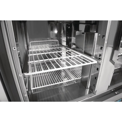 CL109 Polar G-serie 3-deurs koelwerkbank met marmeren werkblad 368Ltr