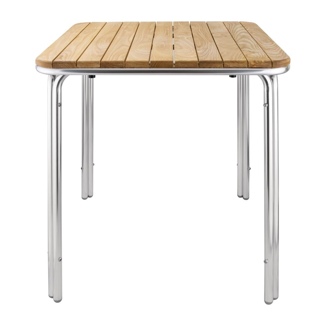 GL982 Bolero vierkante essen en aluminium tafel 70cm