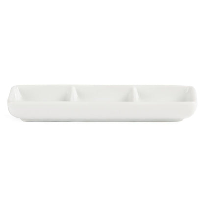 C336 Olympia Whiteware verdeelschaaltje 3 vakken (12 stuks)