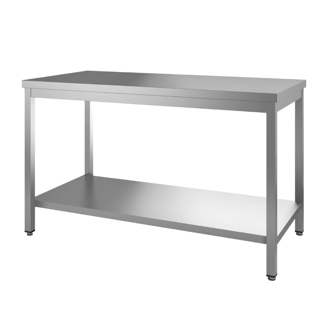 GS031 Gastro M RVS werktafel met onderblad 85x100x70cm