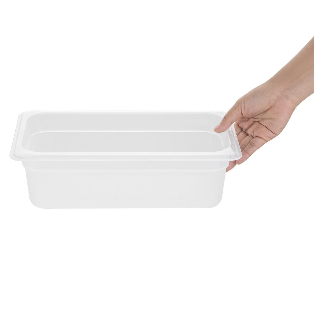 HZ340 Nisbets Essentials Polypropyleen 1/3 Gastronormbak 100mm
