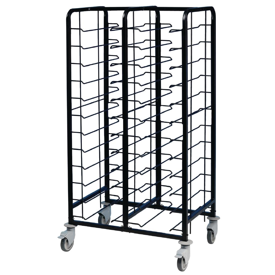 DP291 EAIS gepoedercoate serveerwagen 24 bladen