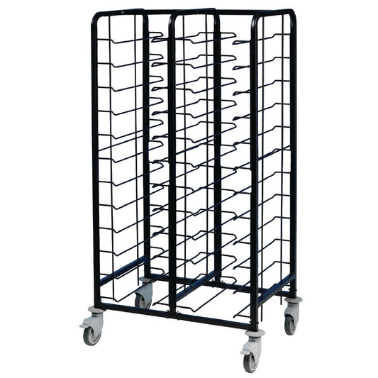 DP291 EAIS gepoedercoate serveerwagen 24 bladen