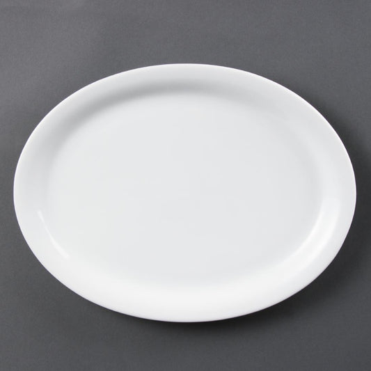 CB484 Olympia Whiteware Ovale Serveerschaal 29,2cm (6 Stuks)